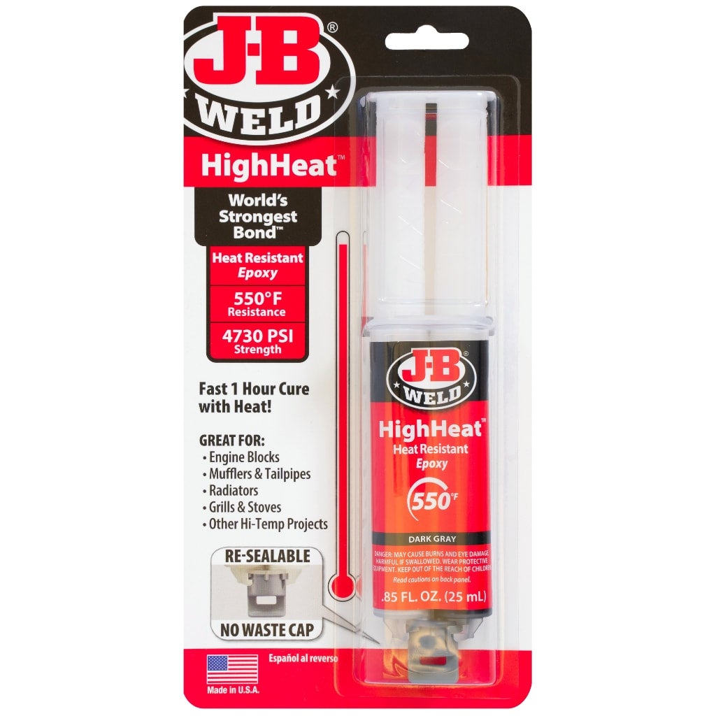 JB Weld High Heat Temperature Resistant Epoxy Adhesive Glue 25ml 50197