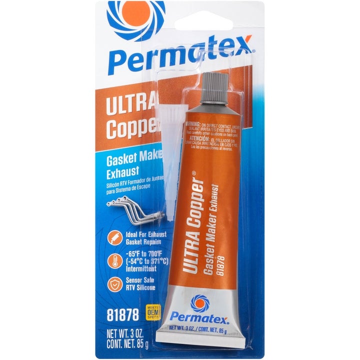 Permatex Sealant Ultra Copper RTV Silicone Gasket Maker Exhaust Sealant